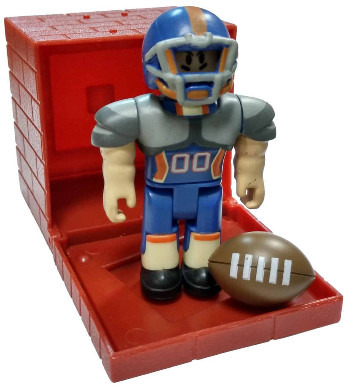 Roblox Red Series 4 Roblox High School Quarterback 3 Mini Figure With Red Cube And Online Code Loose Jazwares Toywiz - robloxian highschool codes for clothes robux card codes