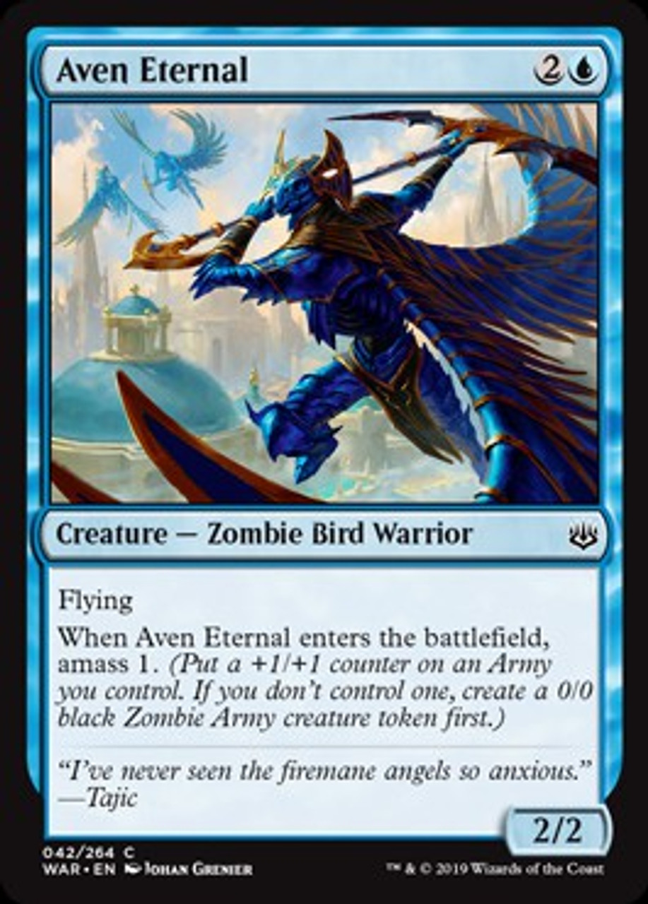 Magic The Gathering War of the Spark Single Card Common Aven Eternal 42