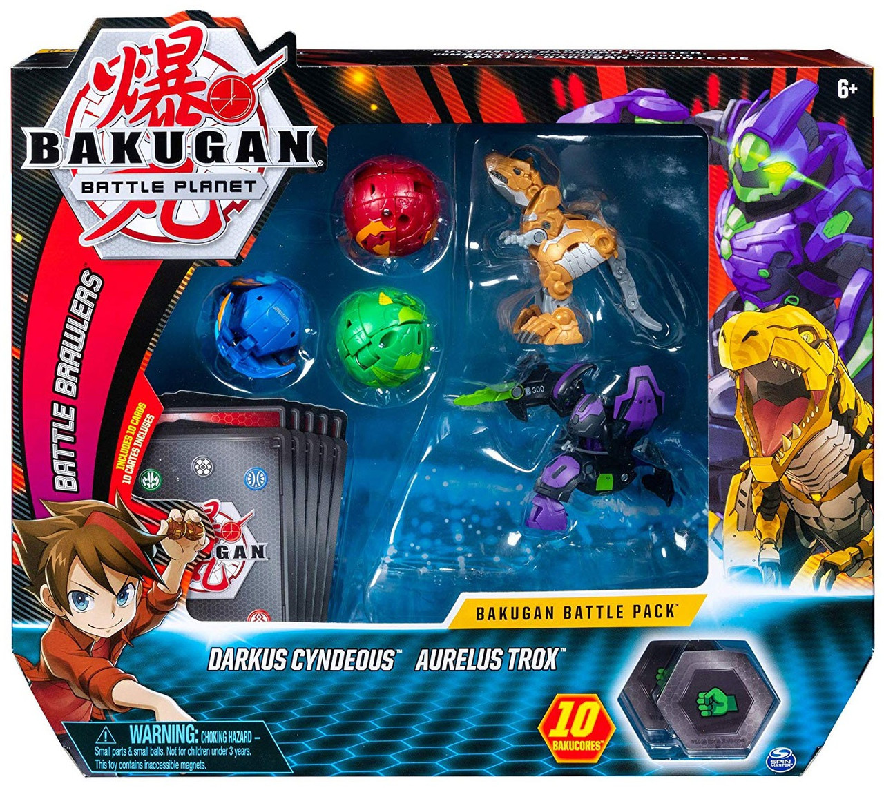 Bakugan Battle Planet Battle Brawlers Darkus Cyndeous Aurelus ...