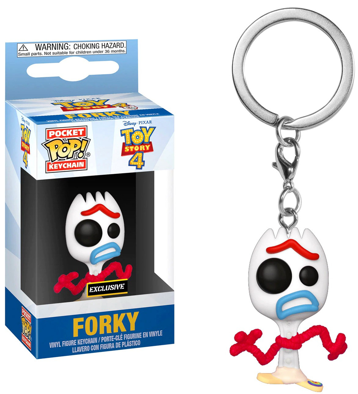 Funko Disney Pixar Toy Story 4 Pocket POP Forky Exclusive Keychain