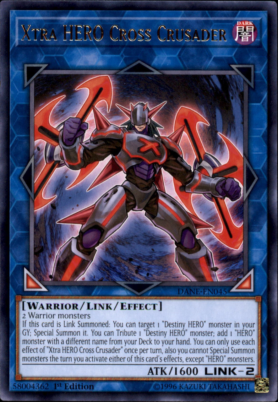 YuGiOh Dark Neostorm Single Card Rare Xtra HERO Cross Crusader