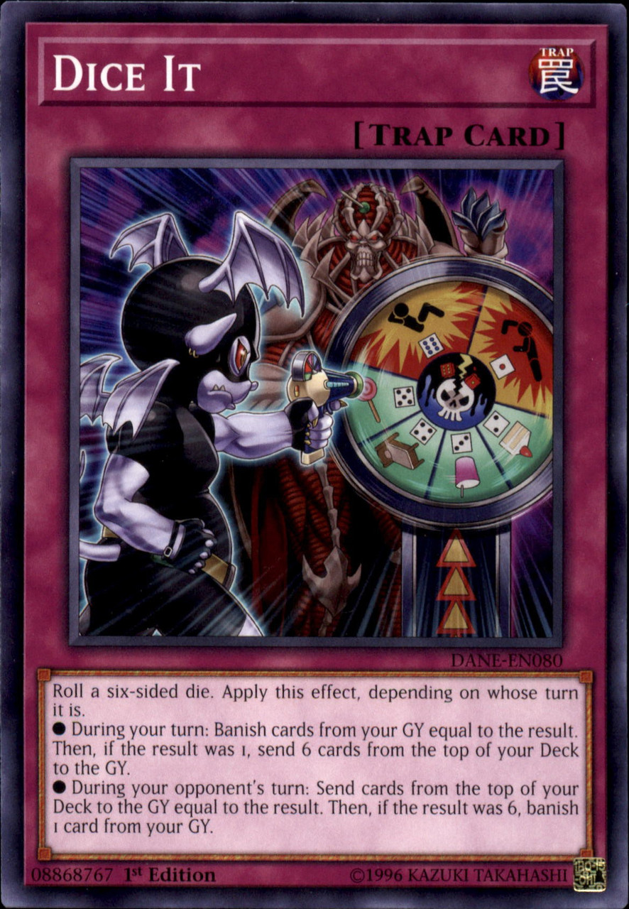 yugioh dice card Skull [EDS-003] Secret Rare  Darkhold Games (You can only gain this effect once per turn.) Top 10 Die-Rolling Cards in