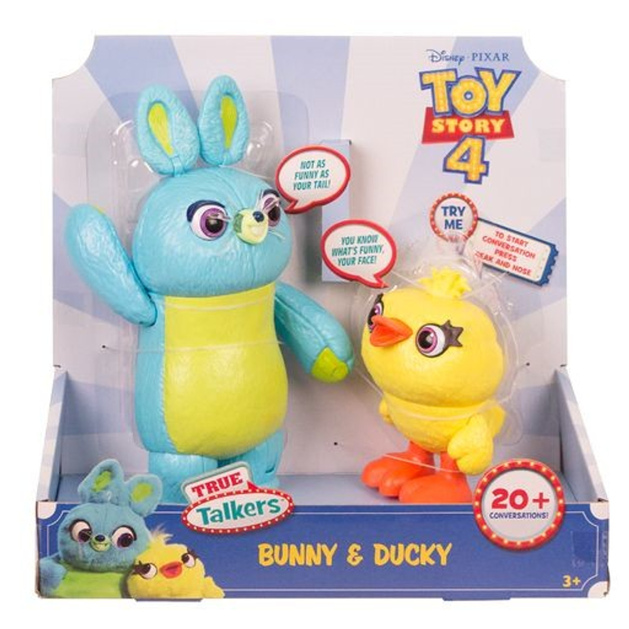 toy story 4 ducky and bunny talking plush