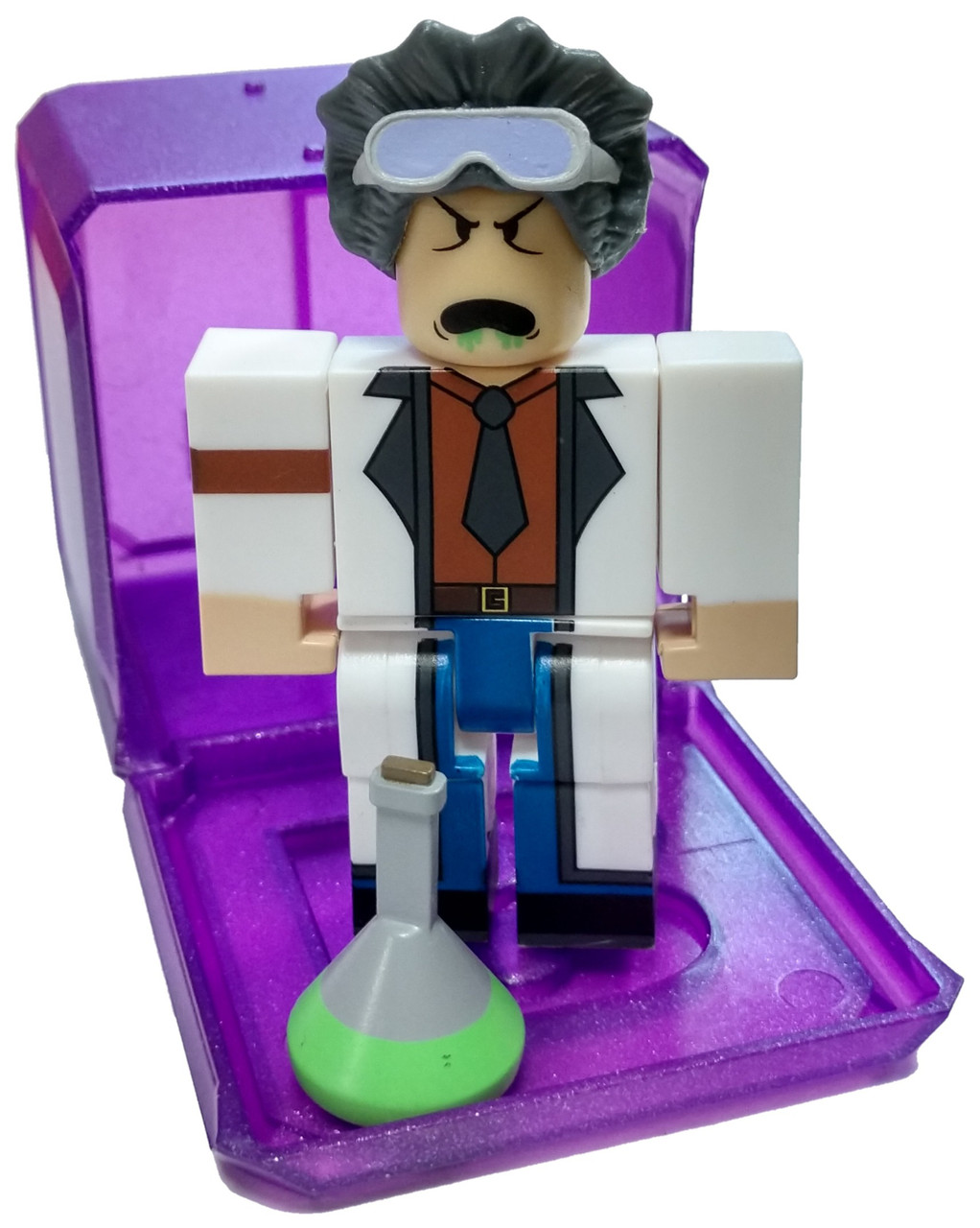 Roblox Celebrity Collection Series 3 Innovation Industries Scientist - roblox celebrity collection series 3 innovation industries scientist zombie mini figure with cube and