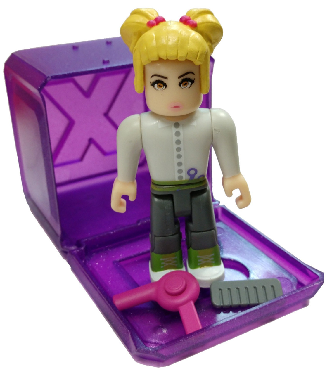 Roblox Celebrity Collection Series 3 Stylz Salon Vip Stylist Mini - roblox celebrity collection series 3 stylz salon vip stylist mini figure with cube and