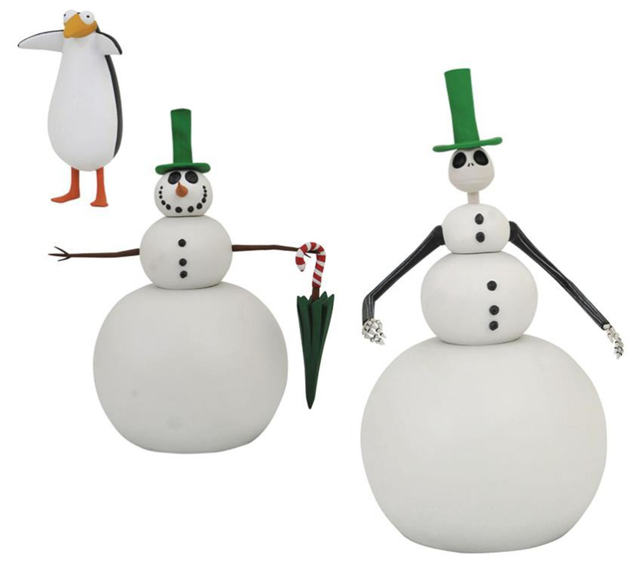 Nightmare Before Christmas Select Series 7 Snowman Jack Action Figure Diamond Select Toys Toywiz - roblox code for diamond snowman