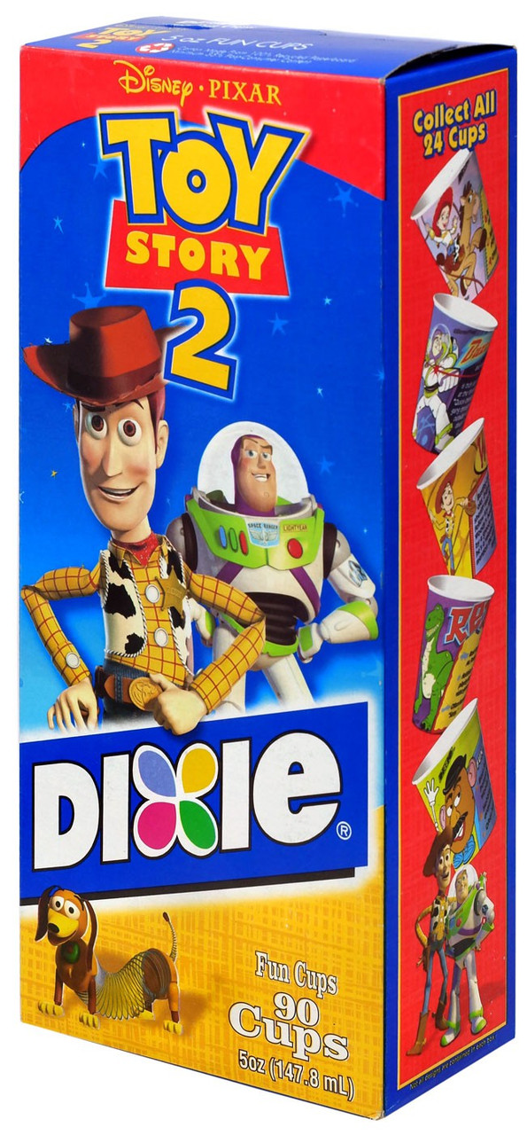 Disney Pixar Toy Story 2 Dixie Fun 90 Cups Toywiz