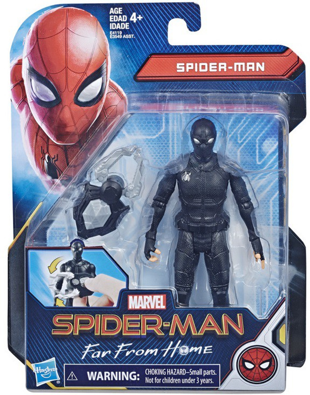 marvel legends spider man stealth suit