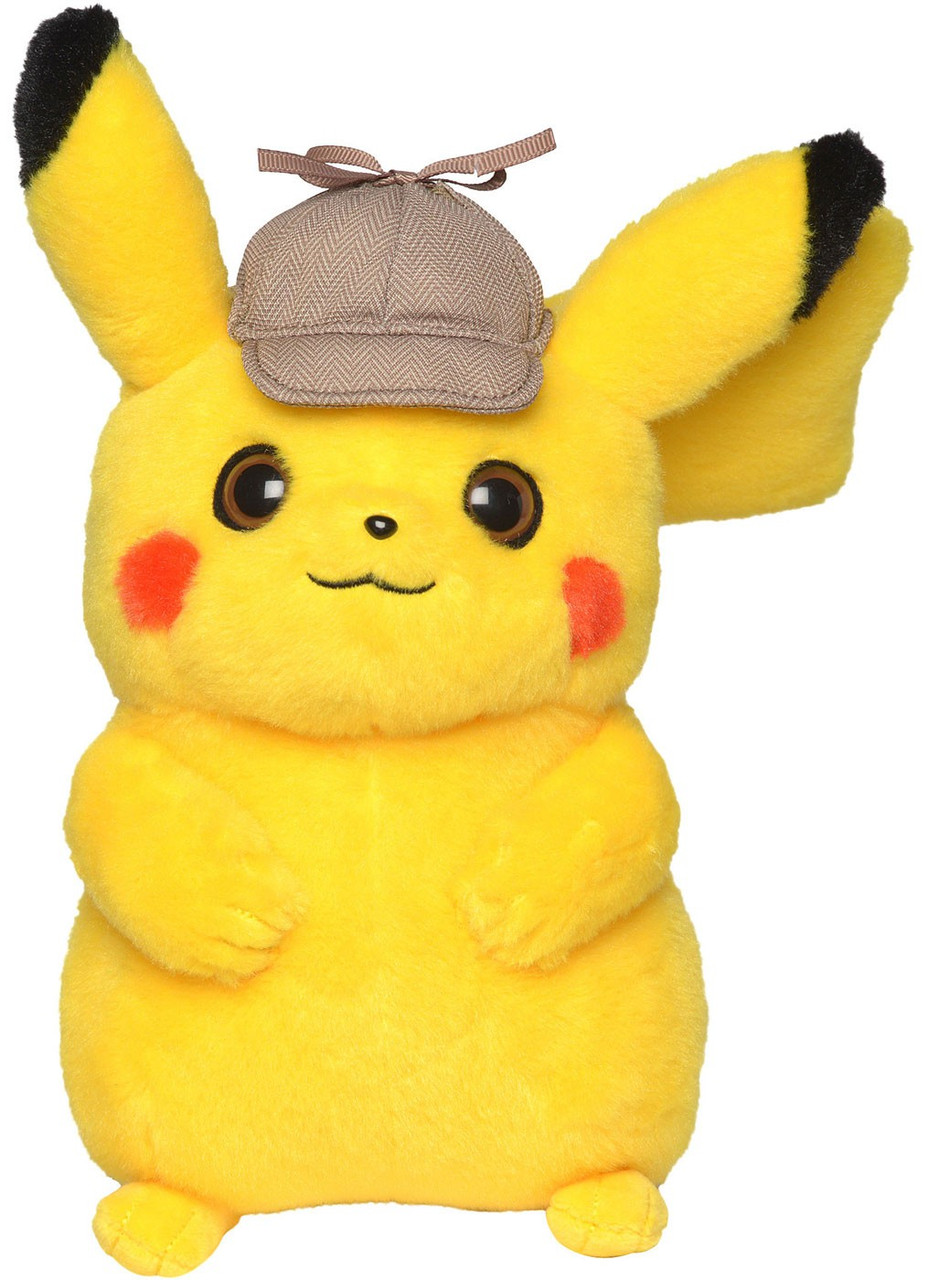 detective pikachu bulbasaur plush