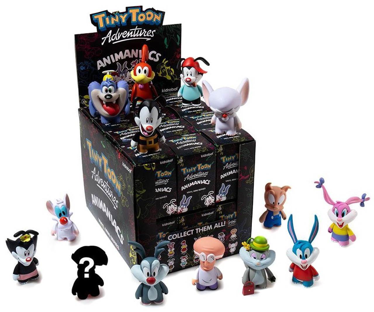 Tiny Toon Adventures Collectible Vinyl Mini Series Animaniacs 3 Mystery Box 24 Packs Kidrobot Toywiz