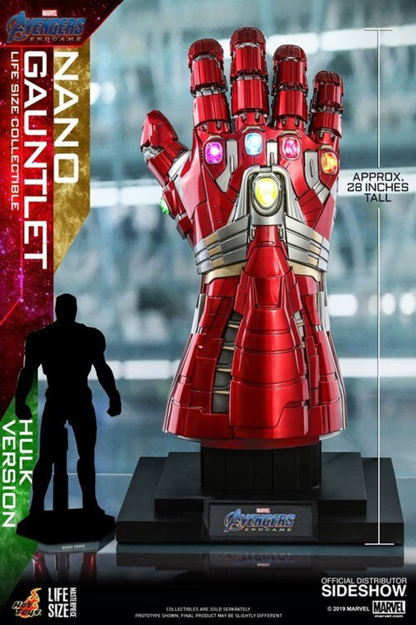 Marvel Avengers Endgame Nano Gauntlet Hulk Version 11 Full Scale Light Up Replica Lms008 Non Refundable Deposit Hot Toys Toywiz - roblox nano gauntlet