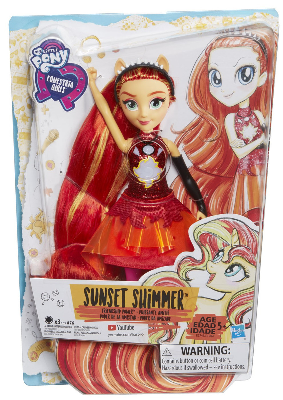 sunset shimmer mini doll