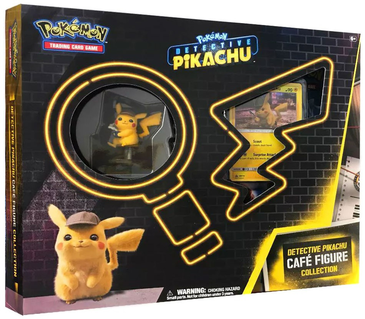 detective pikachu figure set