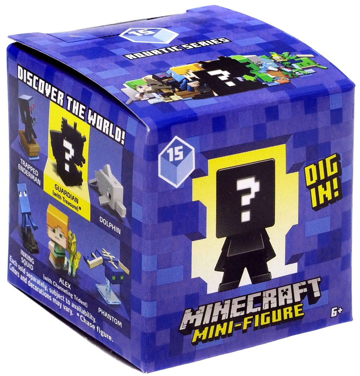 minecraft mini figures aquatic series