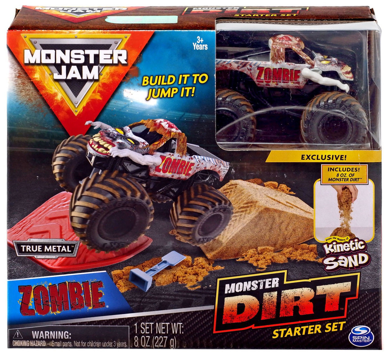 monster truck playset with sand