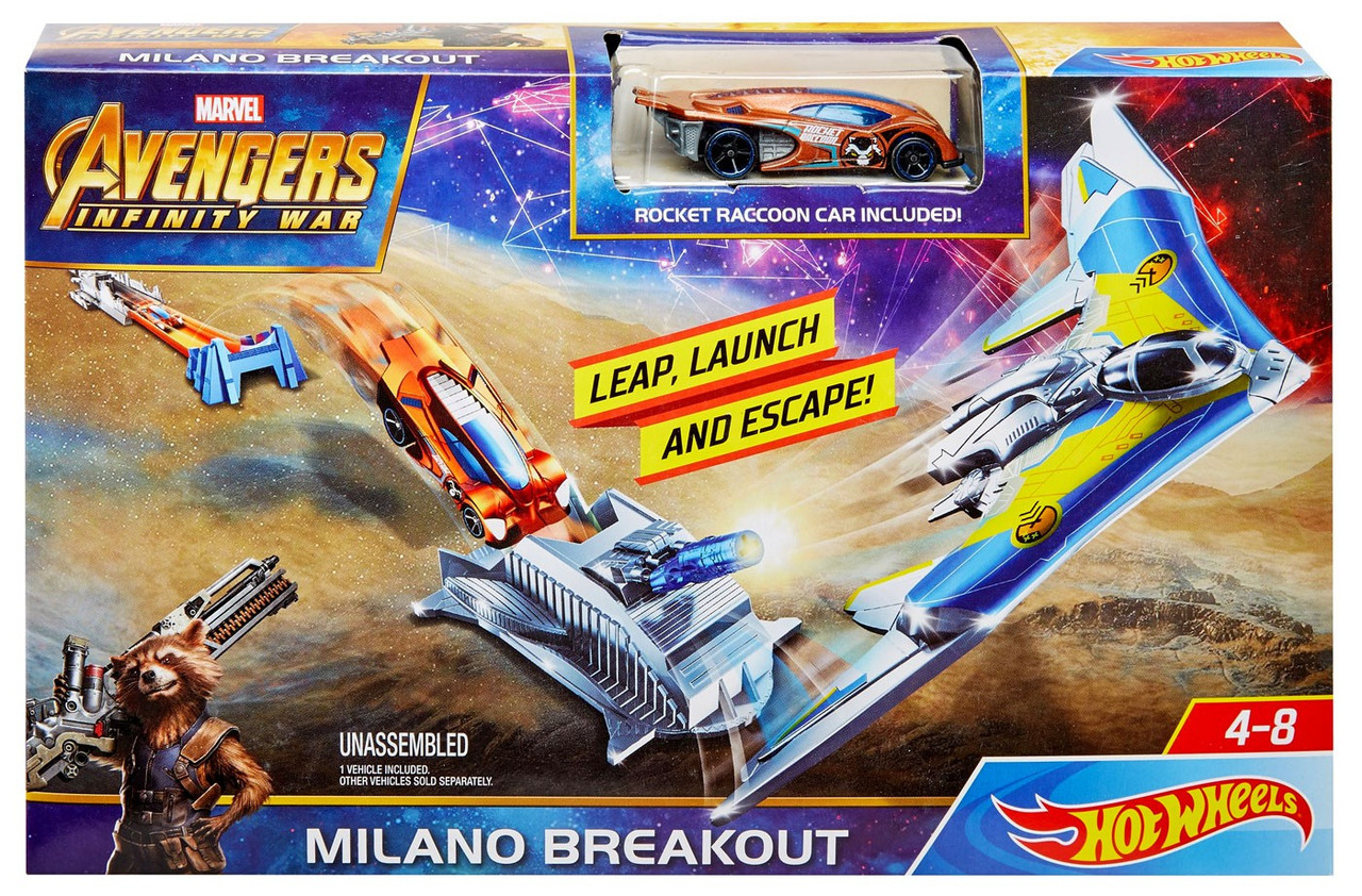 hot wheels avengers infinity war set