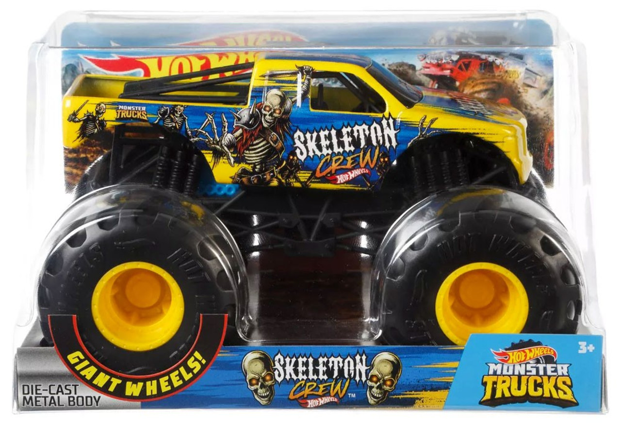 hot wheels monster truck skeleton crew