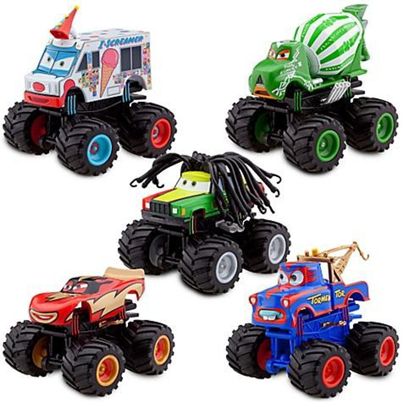 pixar cars monster trucks