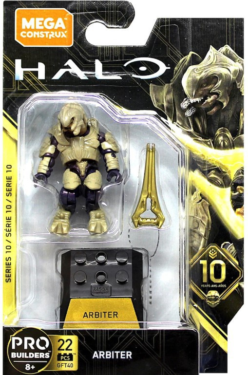 Halo Heroes Series 10 Arbiter Mini Figure Gft40 Mega Construx