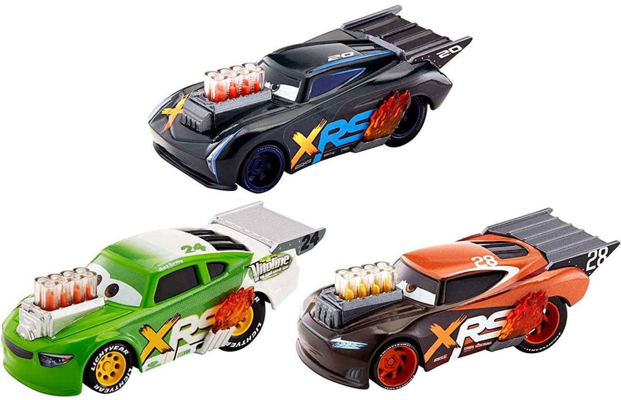 Disney Pixar Cars Drag Racing Jackson Storm Nitroade Brick Yardley Die Cast Car 3 Pack Hassle Free Packaging Mattel Toywiz - chester the chest free roblox