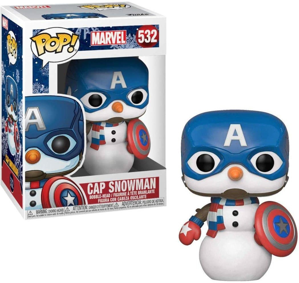 funko pop captain america snowman