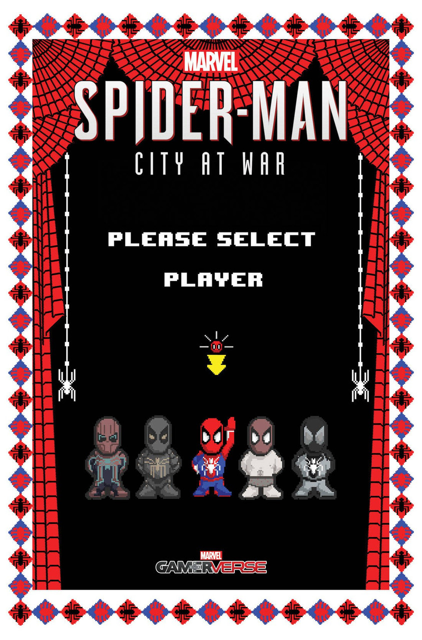 Marvel Comics Spider Man City At War Comic Book 5 Of 6 Matthew Waite 8 Bit Variant Cover Toywiz - dark dragon 8 bit wings roblox