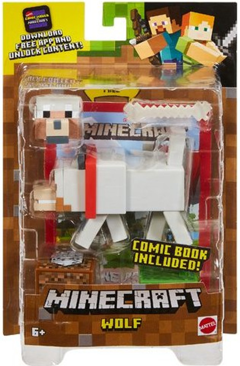 minecraft wolf figure