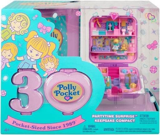 Polly Pocket 30周年記念 パーティータイム サプライズ コンパクト Polly Pocket Partytime Surprise Keepsake Compact Playset Mattel