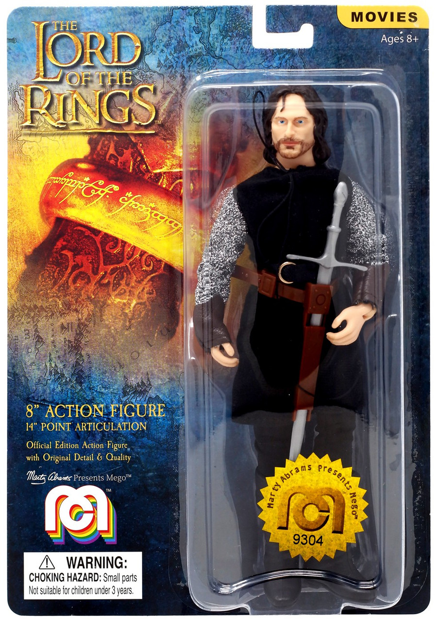 The Lord of the Rings Aragorn 8 Action Figure Mego Corp - ToyWiz