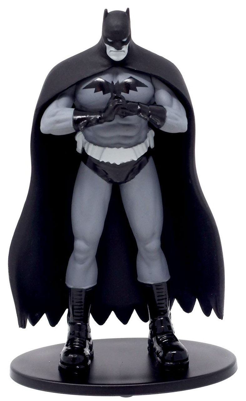 batman black and white mini figure