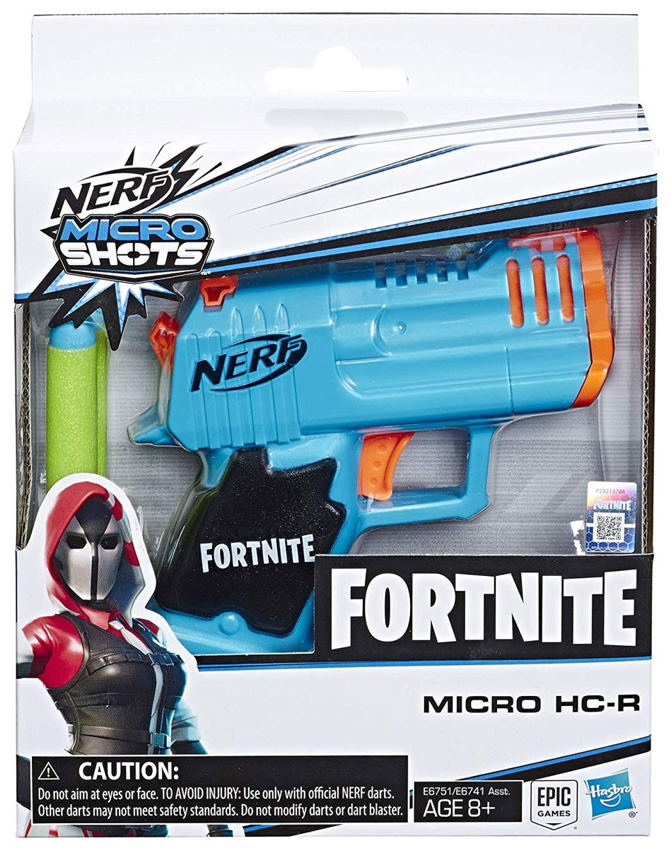 NERF Fortnite Micro Shots Micro HC-R Dart Blaster Toy Hasbro Toys