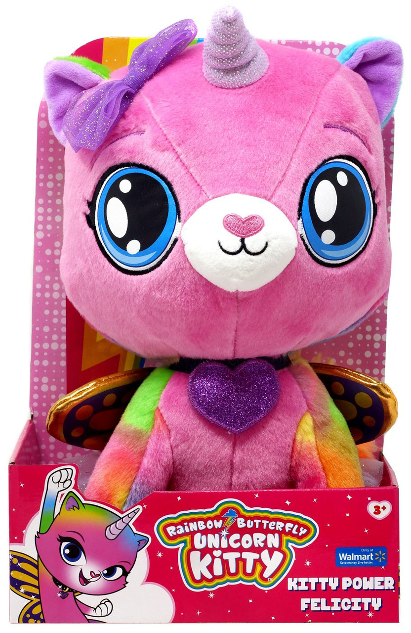 rainbow butterfly unicorn kitty toys