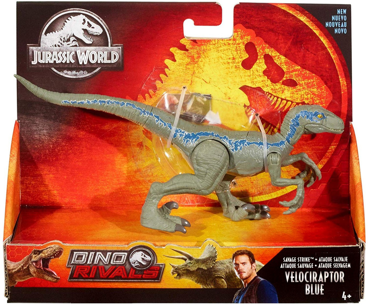 blue dinosaur jurassic world toy