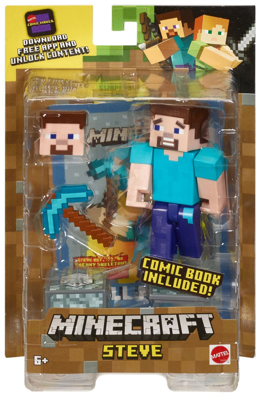 steve minecraft action figure