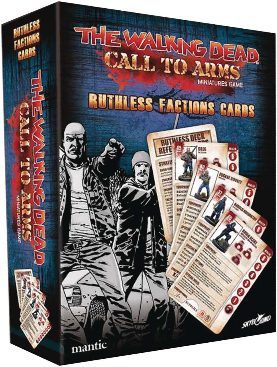 The Walking Dead Walking Dead Call To Arms Miniature Game Ruthless Faction Cards Skybound Mantic Toywiz - codes for roblox faction clash