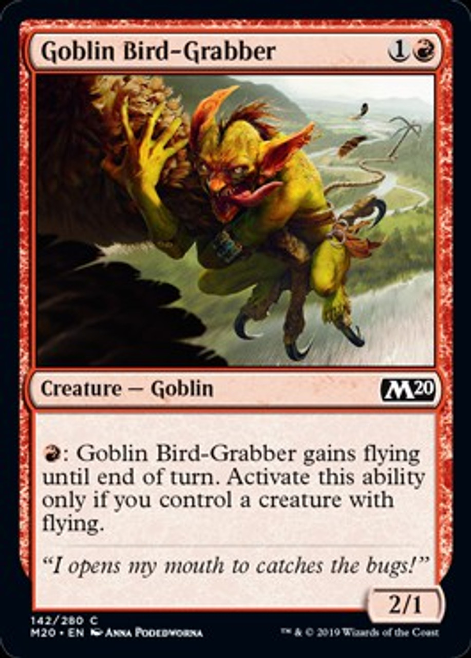 Magic The Gathering 2020 Core Set Single Card Common Goblin Bird Grabber 142 Toywiz - sparkling angel wings roblox v 2020 g