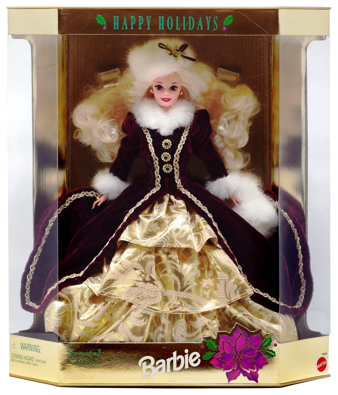 how much is the first holiday barbie worth