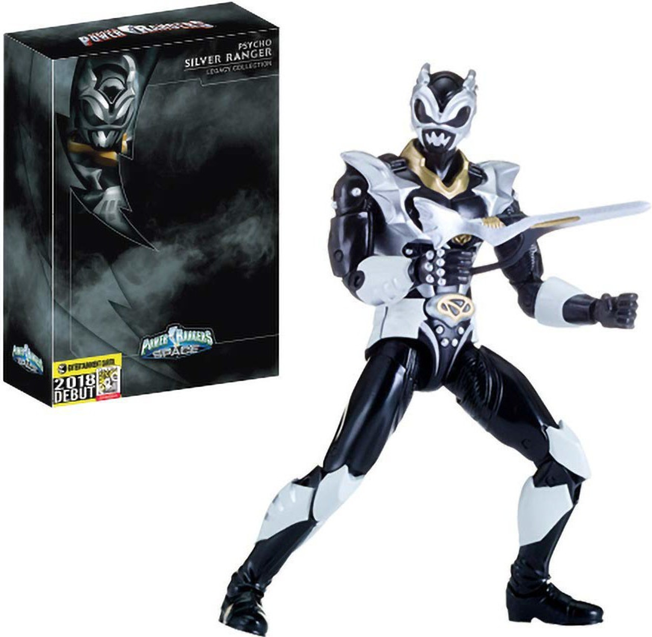 power rangers in space silver ranger action figure