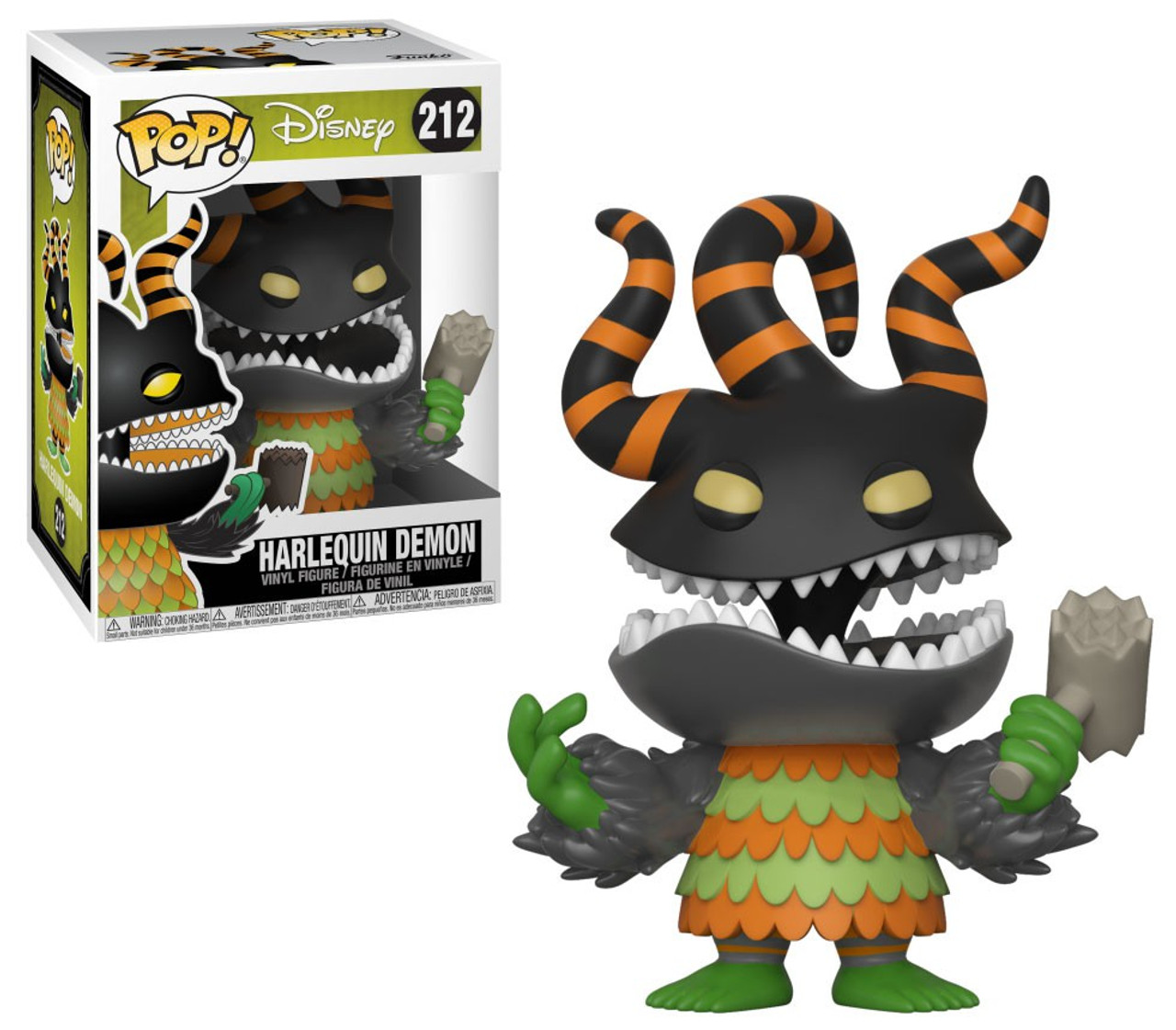 Funko Nightmare Before Christmas 25th Anniversary Pop Disney Harlequin Demon Vinyl Figure 212 Damaged Package Toywiz - devil zack roblox