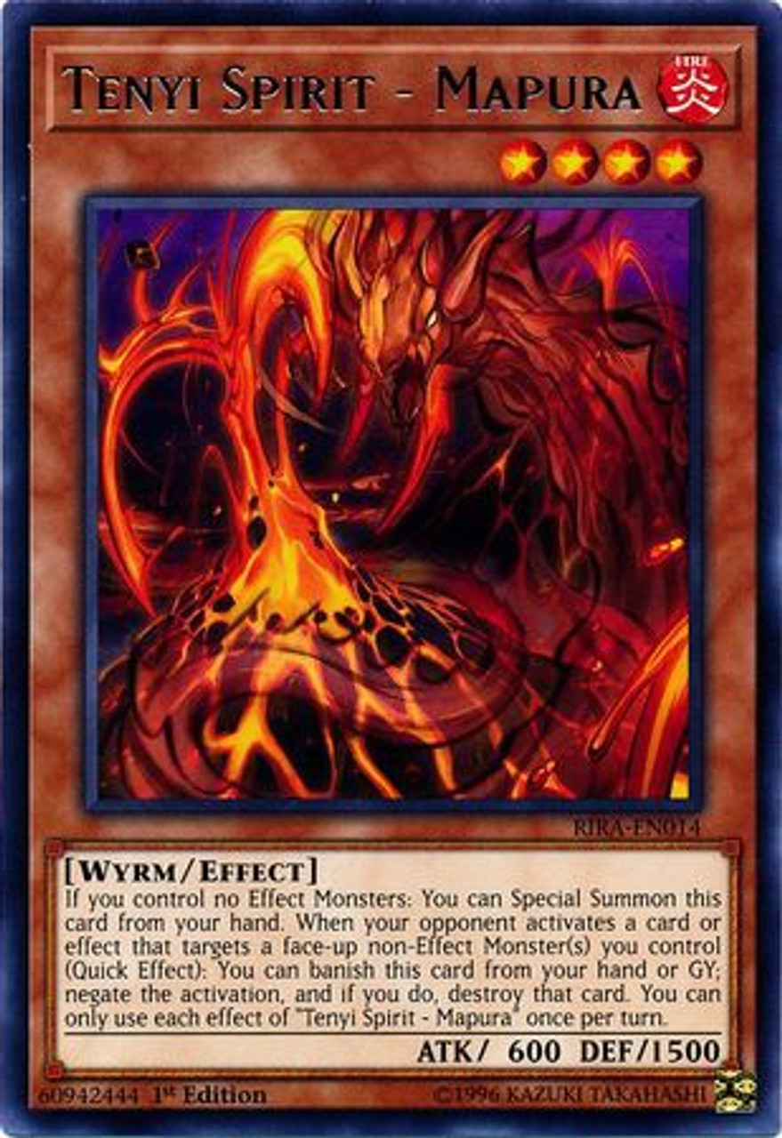Yugioh Rising Rampage Single Card Rare Tenyi Spirit Mapura Rira En014 Toywiz
