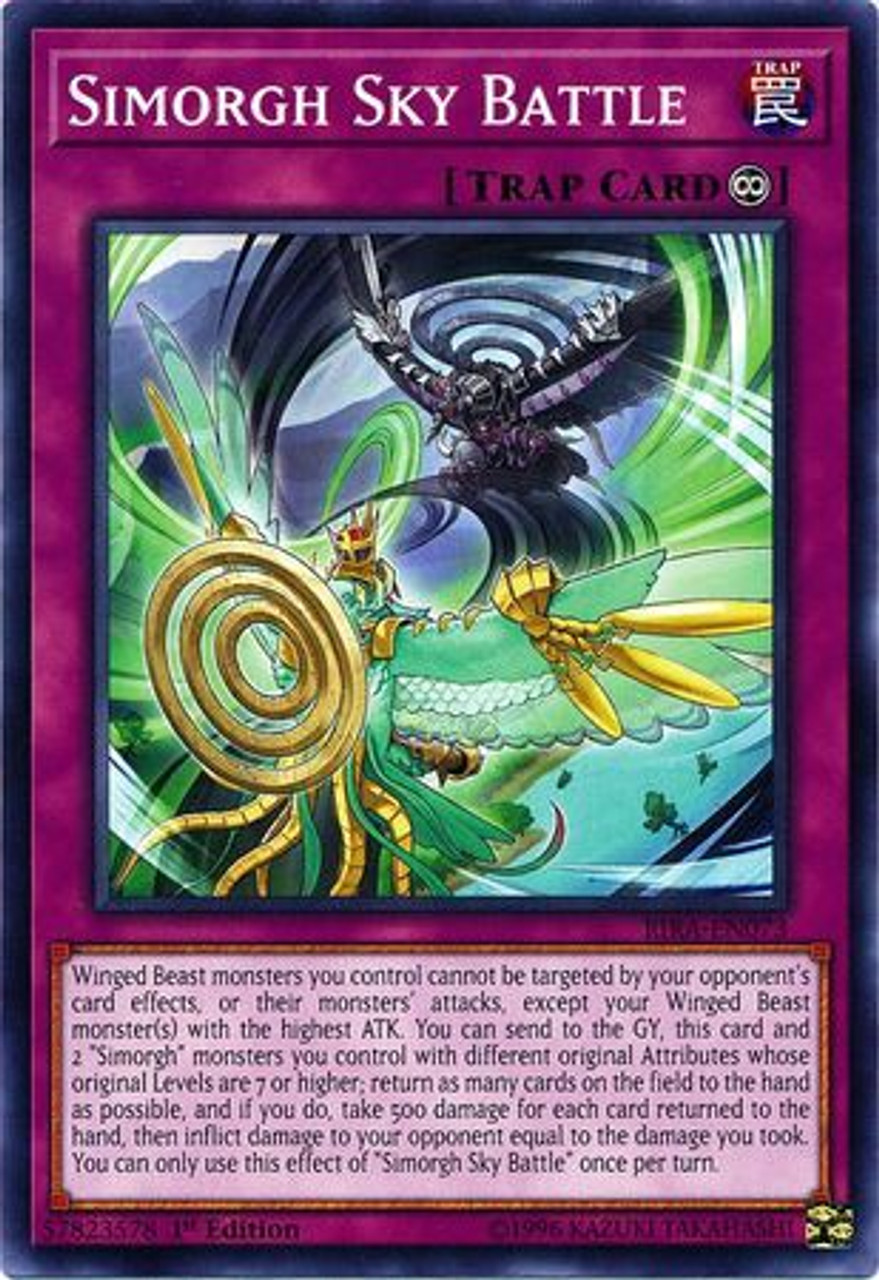 Near Mint Condition YUGIOH Cards Playset Simorgh Onslaught x 3