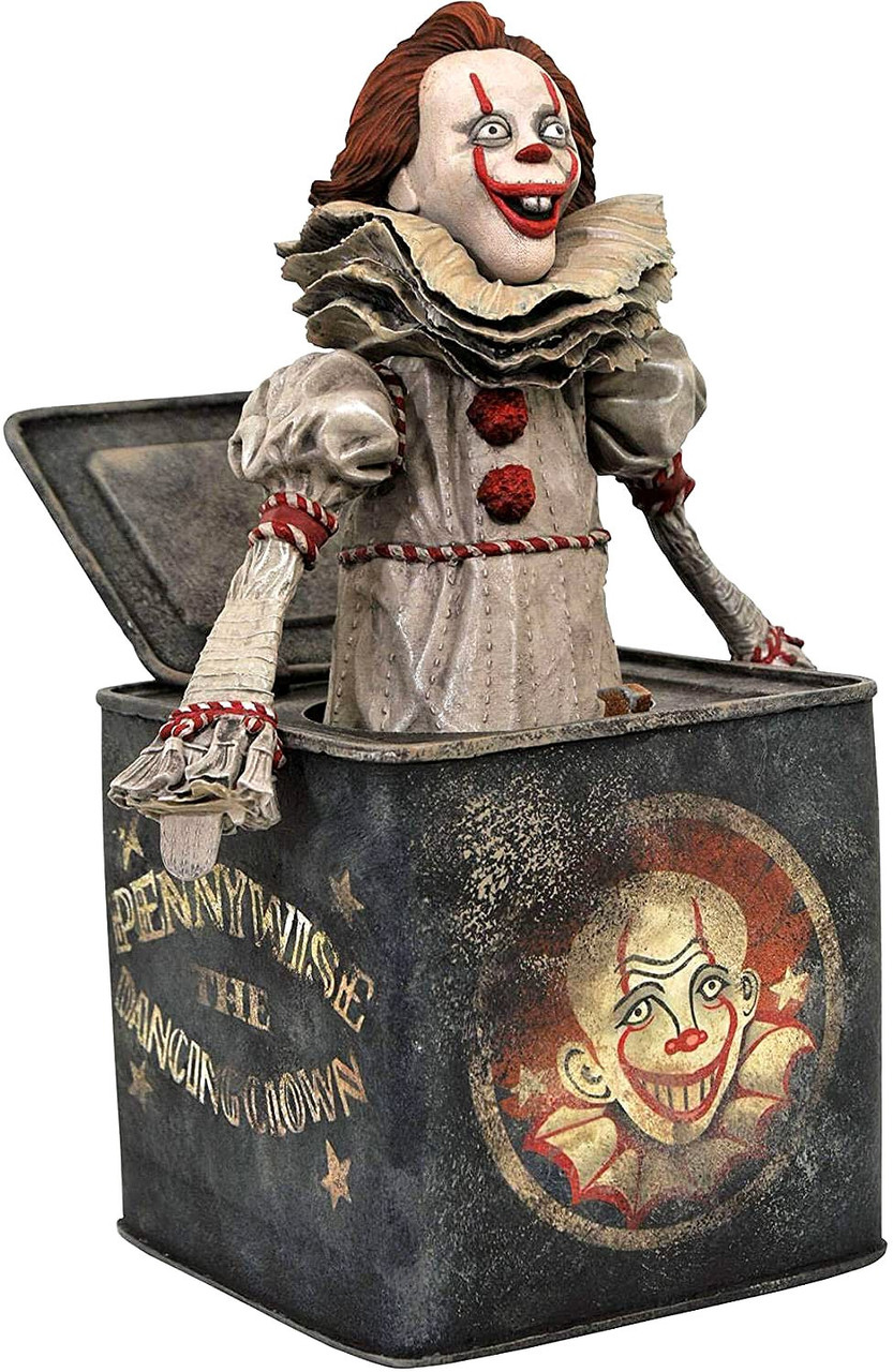 Horror IT Chapter 2 Movie Gallery Pennywise in a Box 9 Diorama PVC