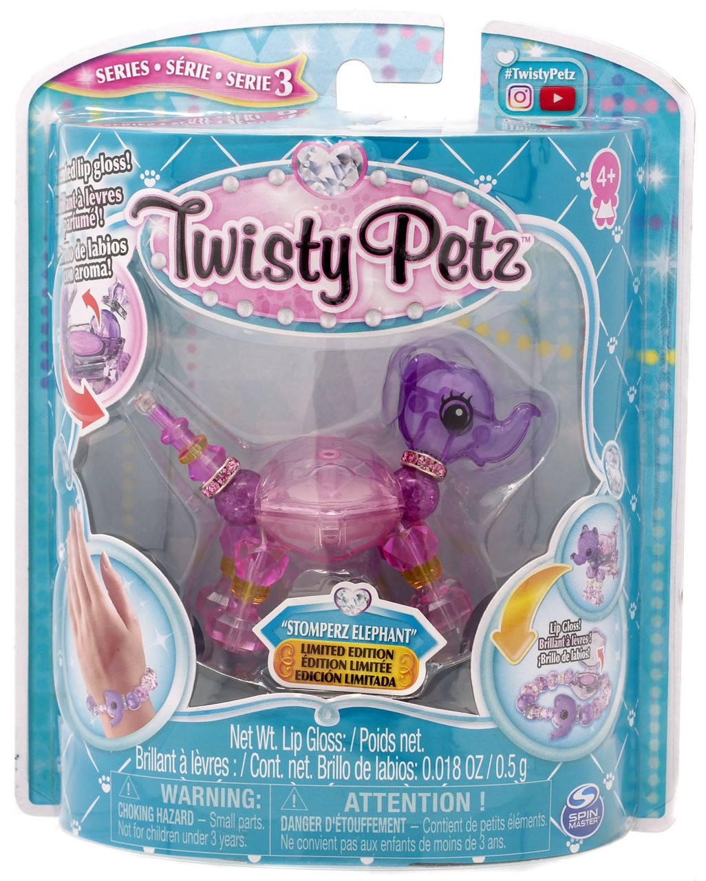 Twisty Petz Series 3 Stomperz Elephant Bracelet Spin Master ToyWiz
