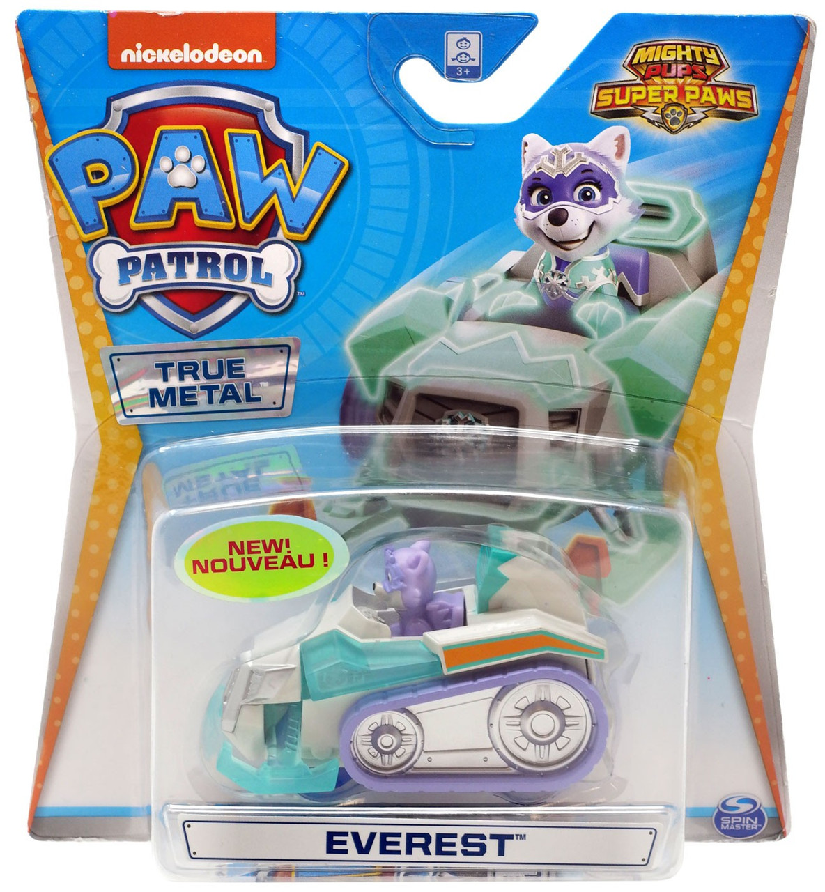 Paw Patrol Mighty Pups Super Paws True Metal Everest Diecast Car Mighty  Pups Super Paws Spin Master - ToyWiz