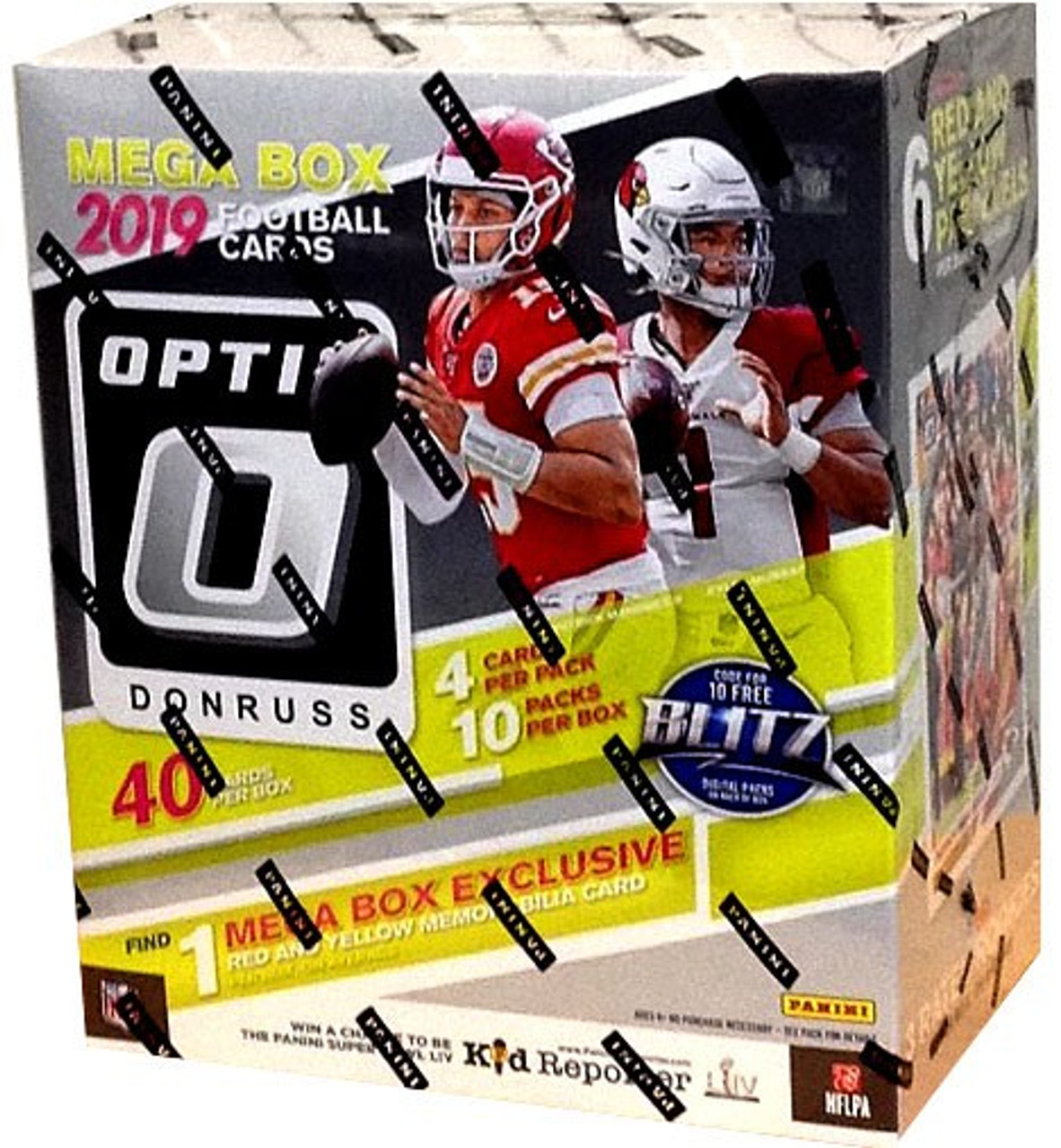 Nfl Panini 2019 Donruss Optic Football Trading Card Mega Box 10 Packs 1 Memorabilia Card Toywiz - roblox nfl 2019