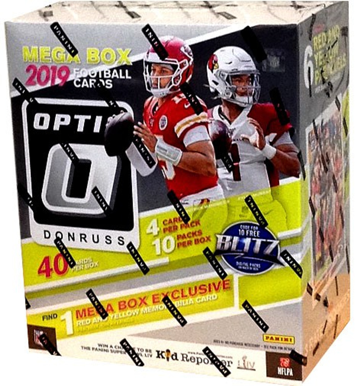 2018 Nfl Donruss Optic Football Trading Card Mega Box Trading Walls
