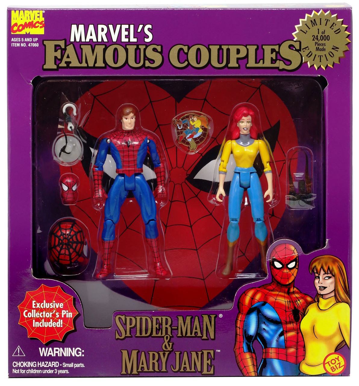 spiderman and mary jane 2 pack