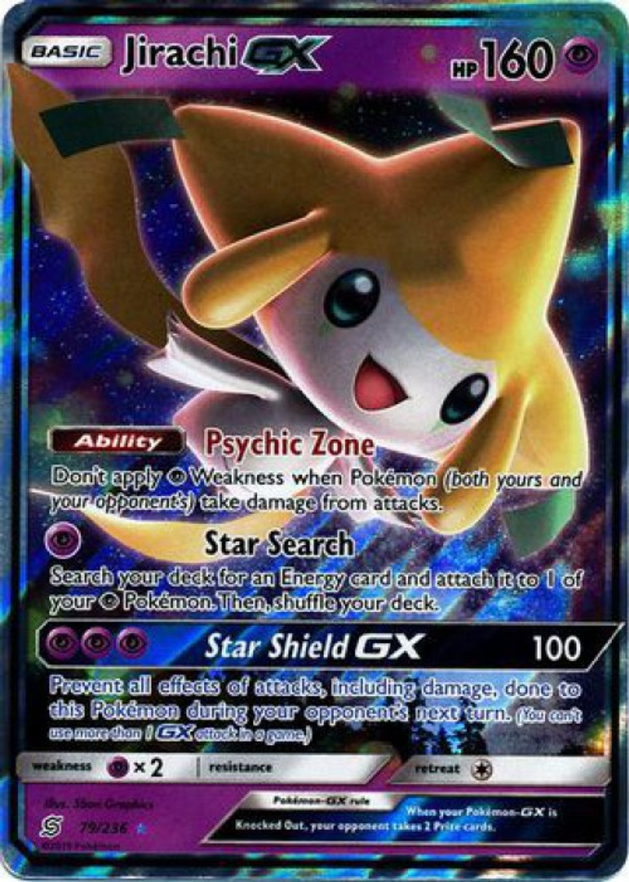 Pokemon Trading Card Game Unified Minds Single Card Ultra Rare Jirachi Gx 79 Toywiz - haxorus ex roblox