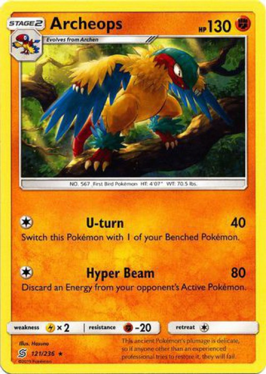Pokemon Trading Card Game Unified Minds Single Card Rare Archeops