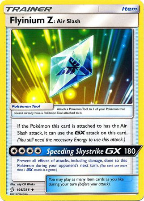Pokemon Trading Card Game Unified Minds Single Card Uncommon Flyinium Z Air Slash 195 Toywiz Pokemon Trading Card Game Unified Minds Single Card Uncommon Flyinium Z Air Slash 195 Toywiz